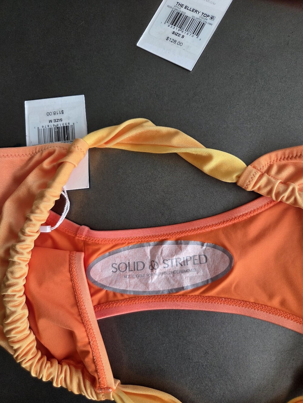 Solid & Striped Ellery Bikini Top Size Small & Bottoms Size Medium NWT - Picture 7 of 8